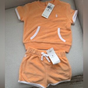Polo Ralph Lauren Kids Shorts Set size 9months NWT